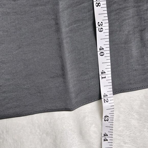 Universal Standard Cindy Satin V-Neck Maxi Dress Sedona Sage 4XS (0-00) - Picture 2 of 10